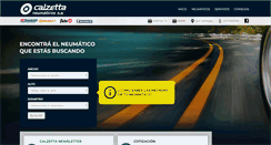 Desktop Screenshot of calzettaneumaticos.com.ar