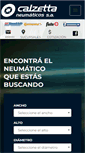Mobile Screenshot of calzettaneumaticos.com.ar