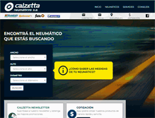 Tablet Screenshot of calzettaneumaticos.com.ar